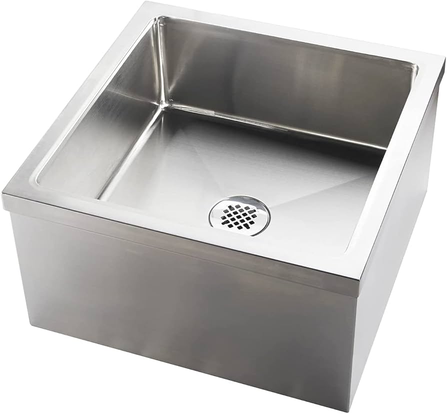 GG 　a8p S3C2B3 Stainless Steel Floor Kitchen Mop Sink 19